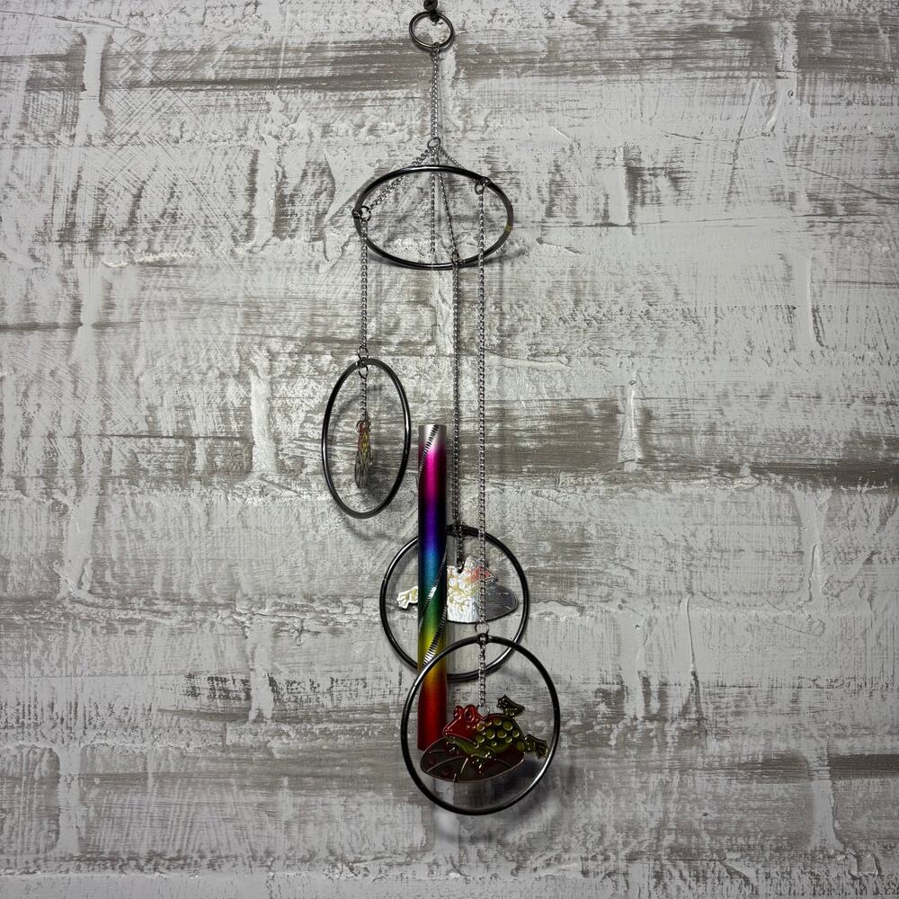 Rainbow Frog Wind Chime
